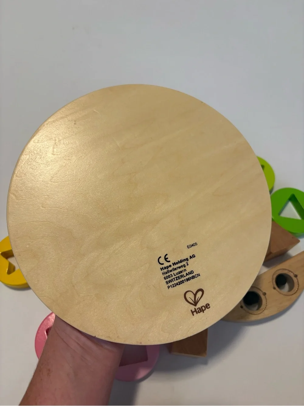 Hape Wooden Ladybug Shape Sorter Puzzle Baby Toddler Toy